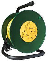 Удлинитель на катушке с заземлением Союз 4х20м 16А 3500Вт IP20 картинка 